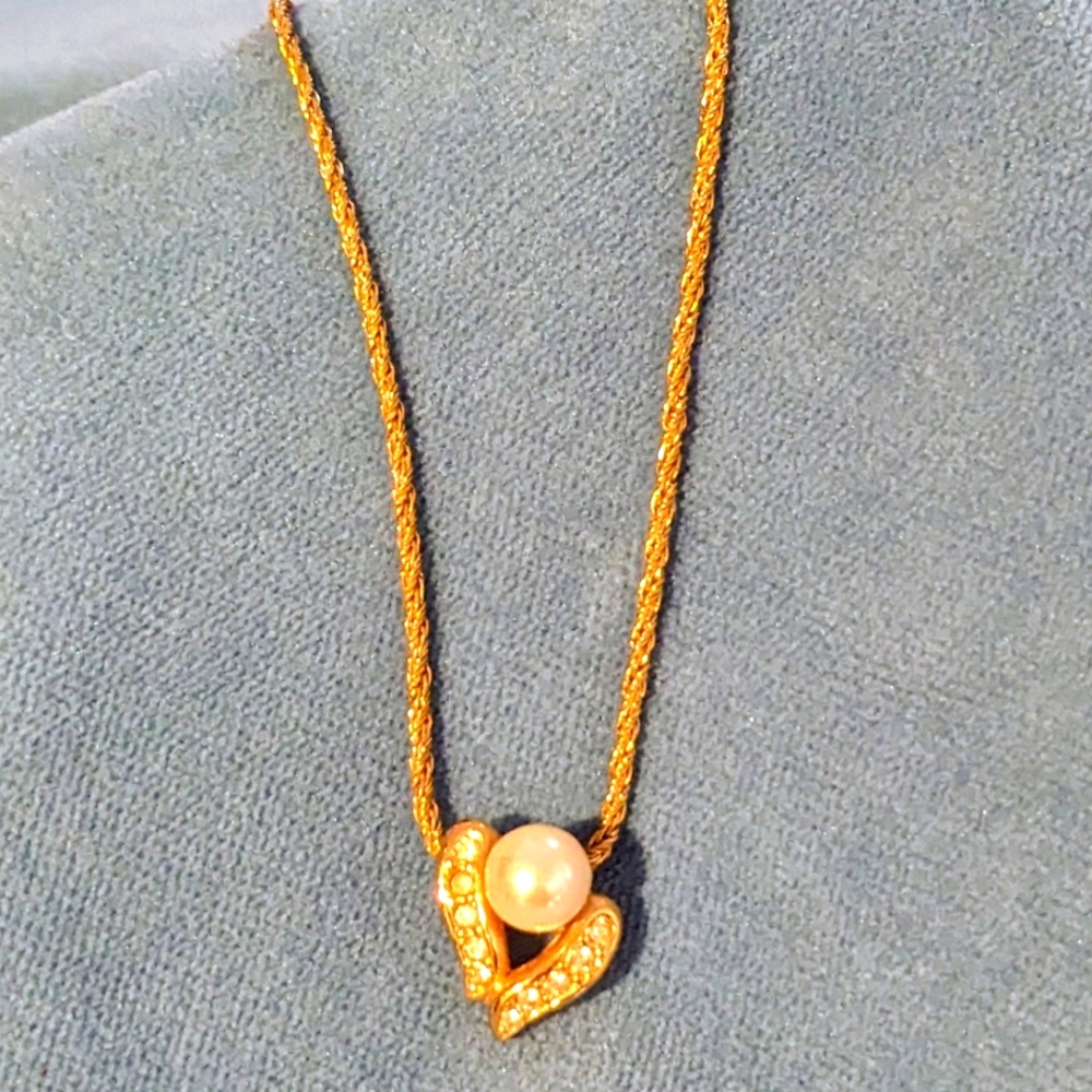 Vintage Christian Dior Faux Pearl Necklace